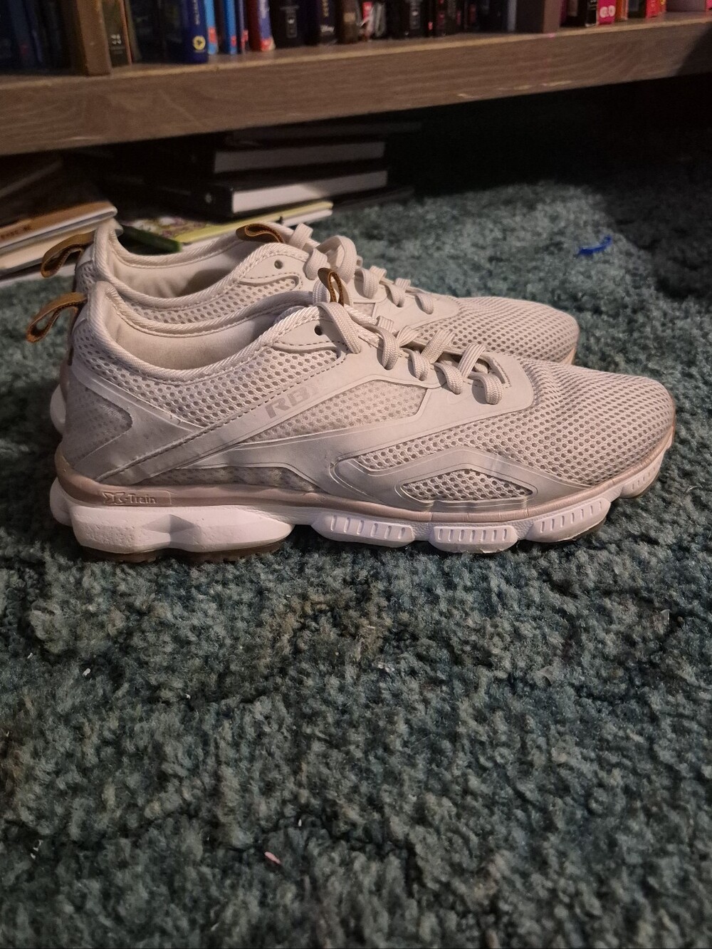 RBX Braton-M Running Athletic Shoes Gray Beige White Size 8.5 - Picture 6 of 14